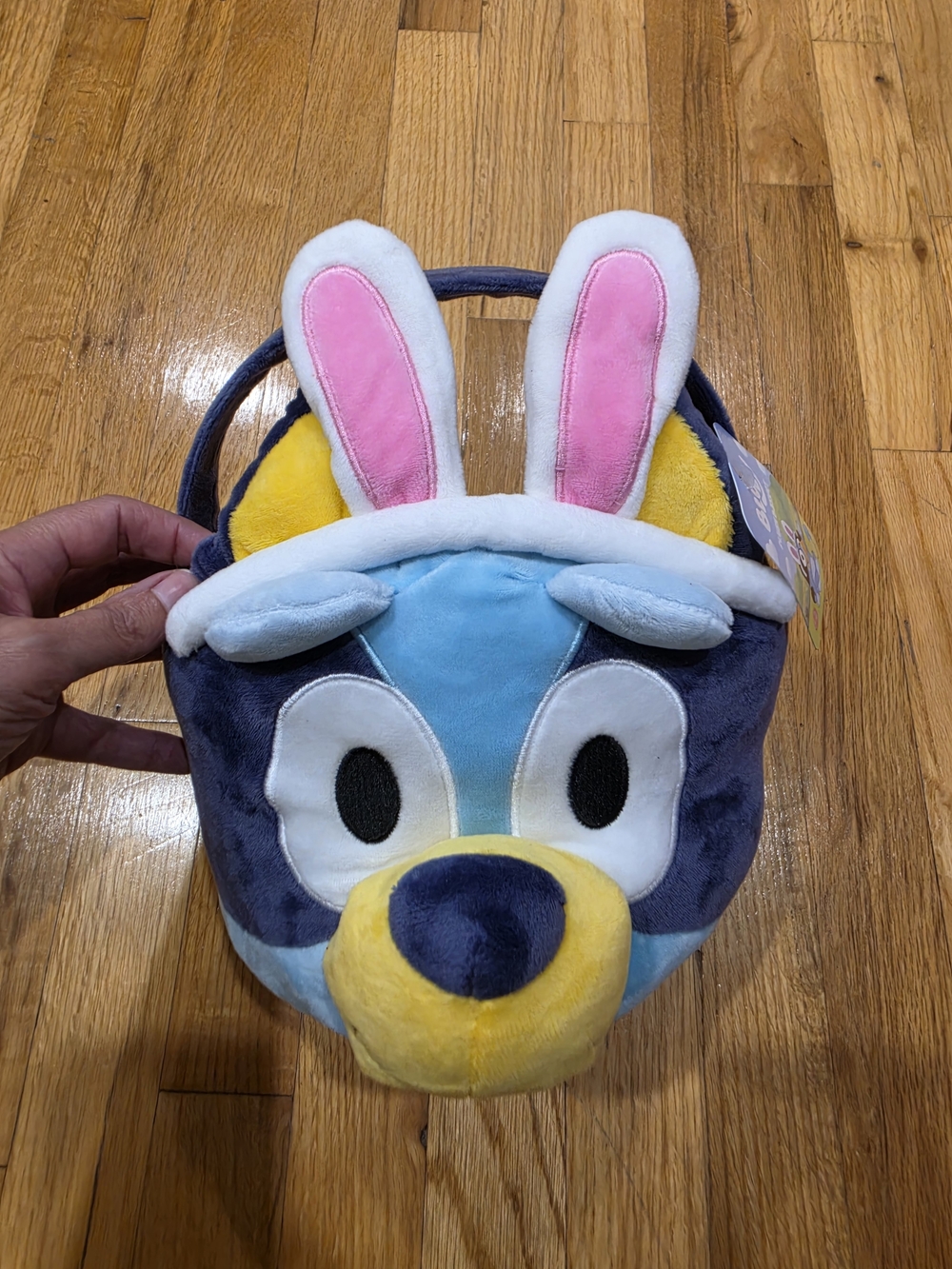 🐣 NWT Plush Bluey Bunny-Eared Bsket